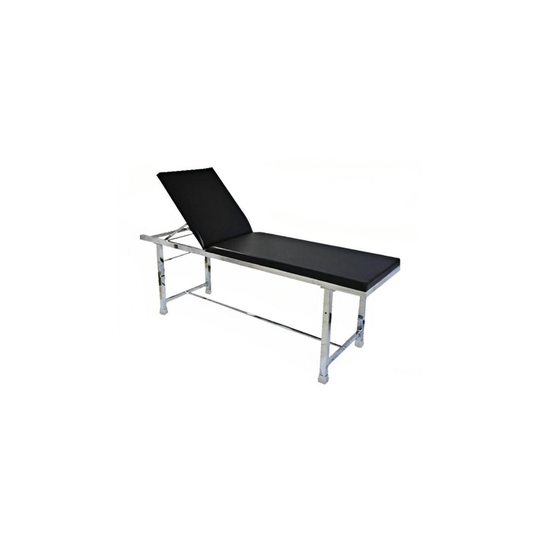 Divan d'examen inox noir