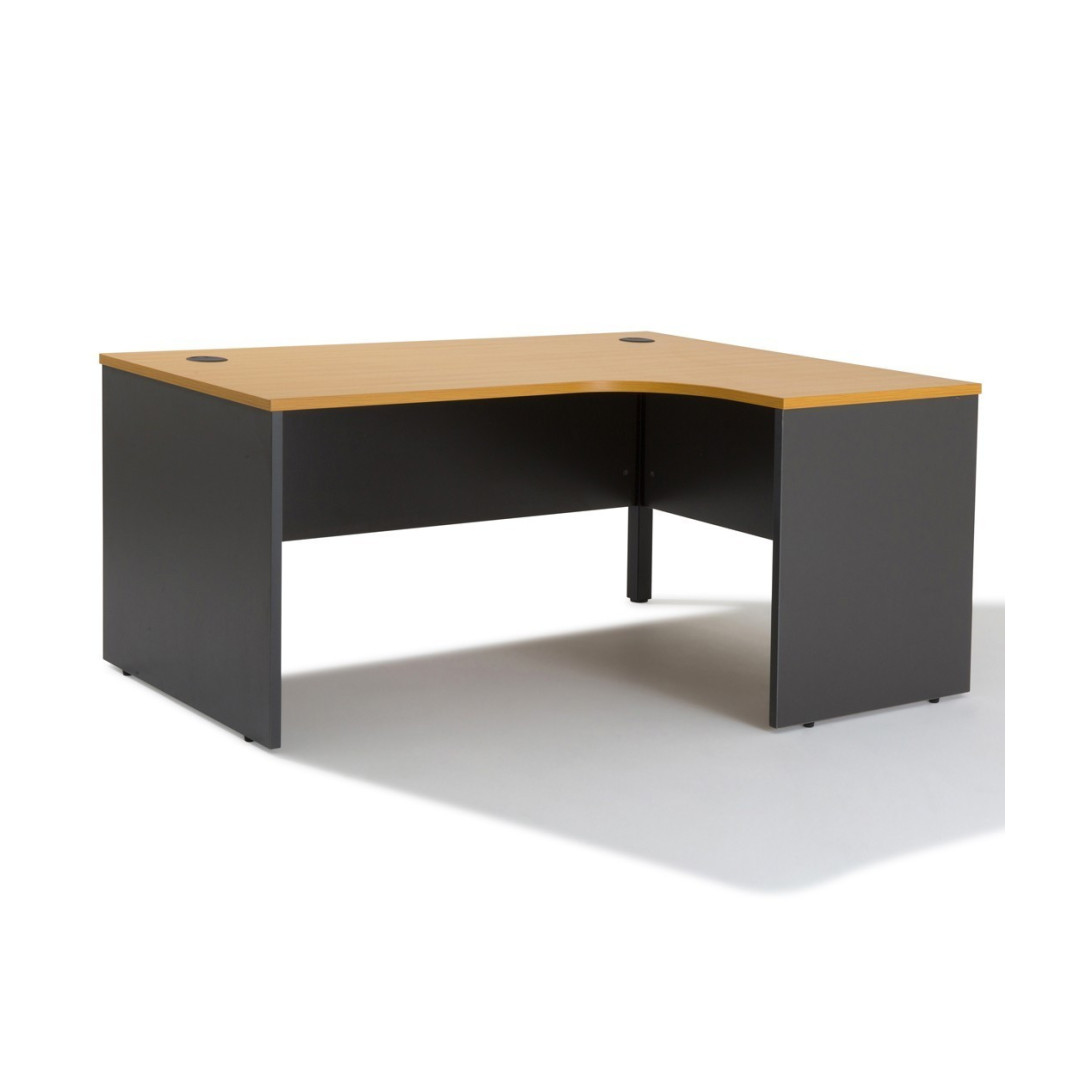 Bureau d'angle compact panneaux