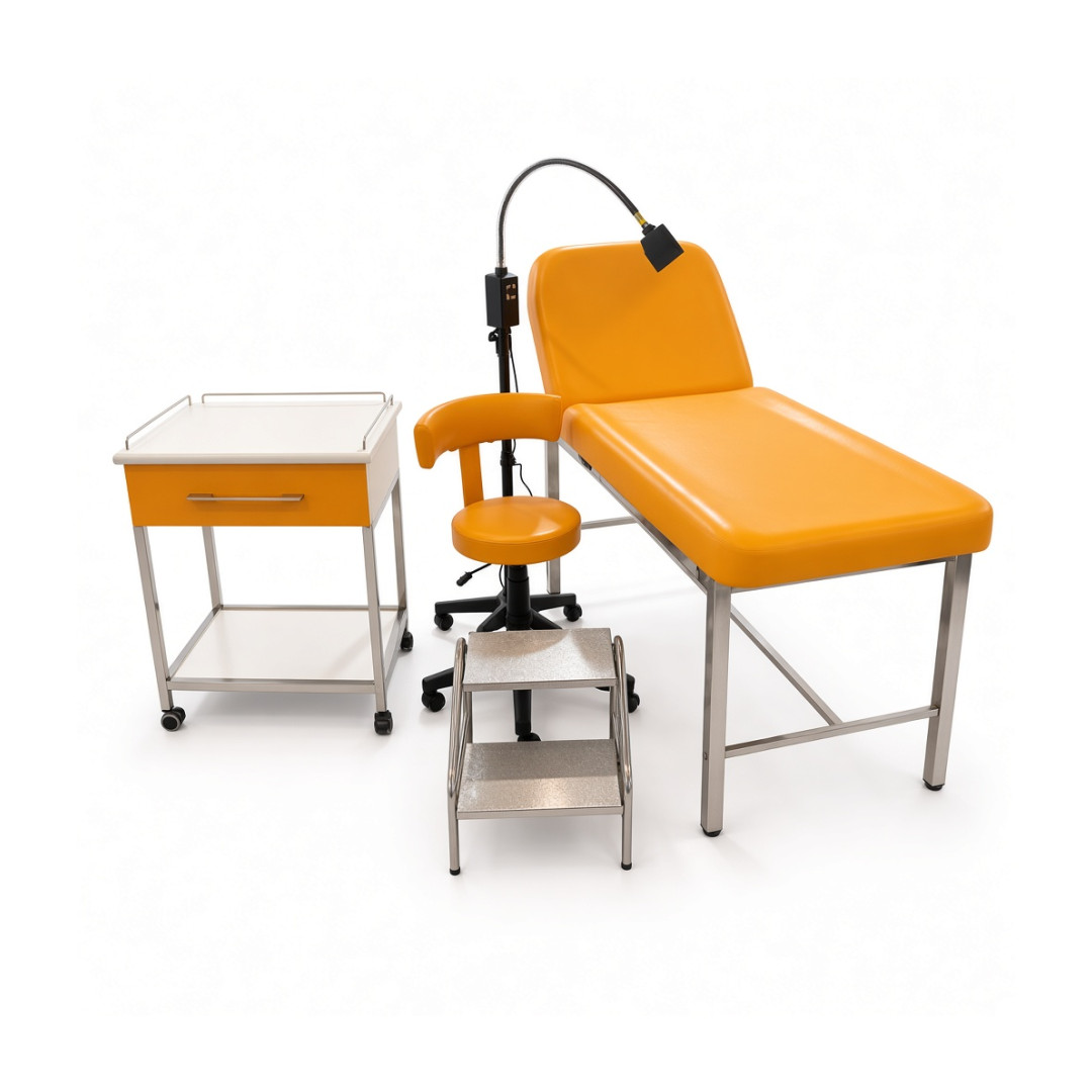 Ensemble divan d'examen fixe