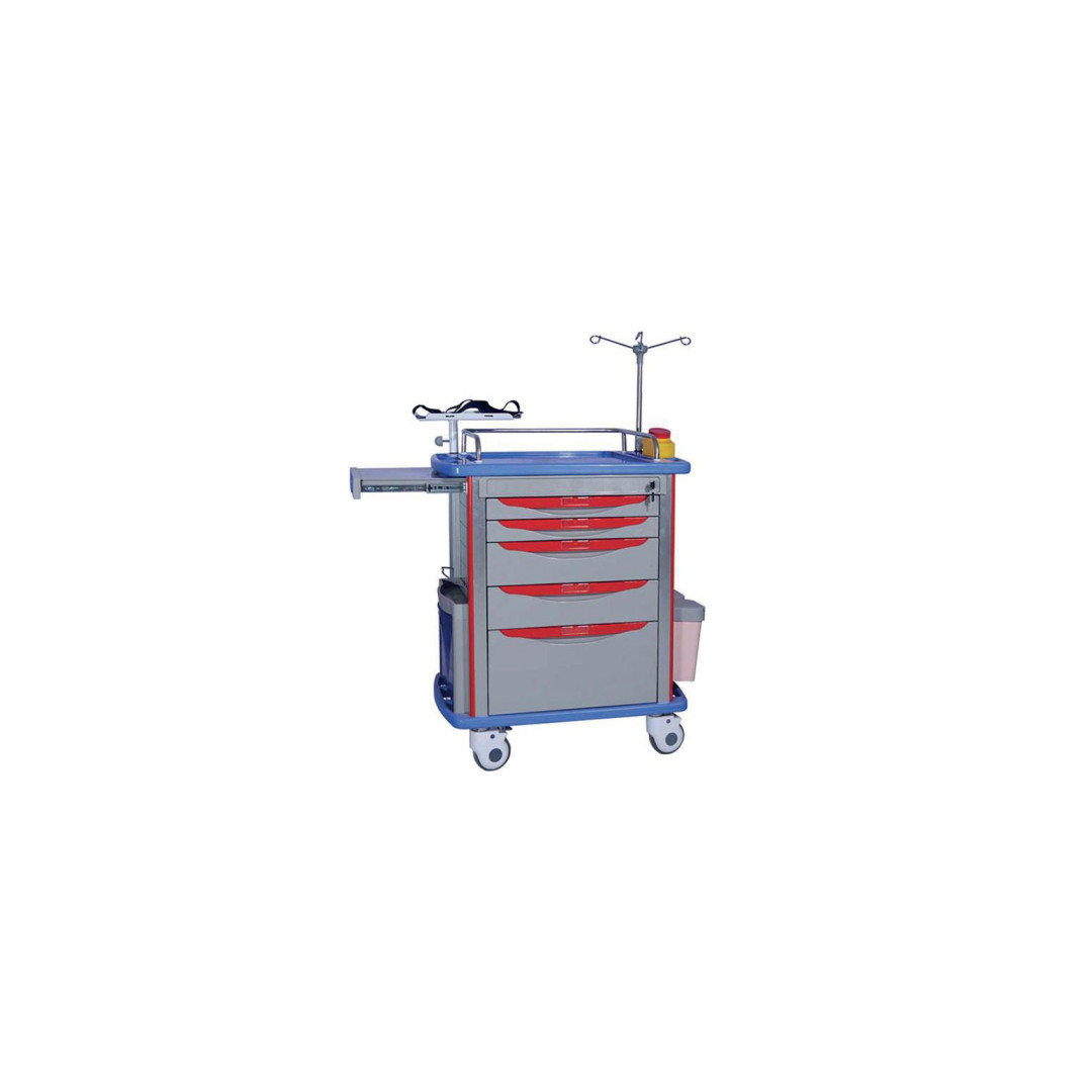 Chariot de premiers soins d'urgence en ABS
