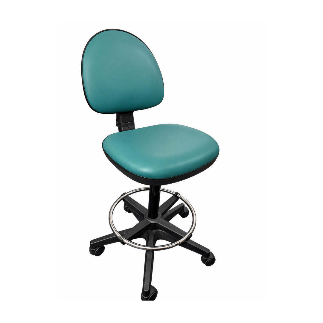 Tabouret laboratoire avec pose-pied